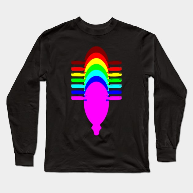 Rainbow Slave I Long Sleeve T-Shirt by Freq501